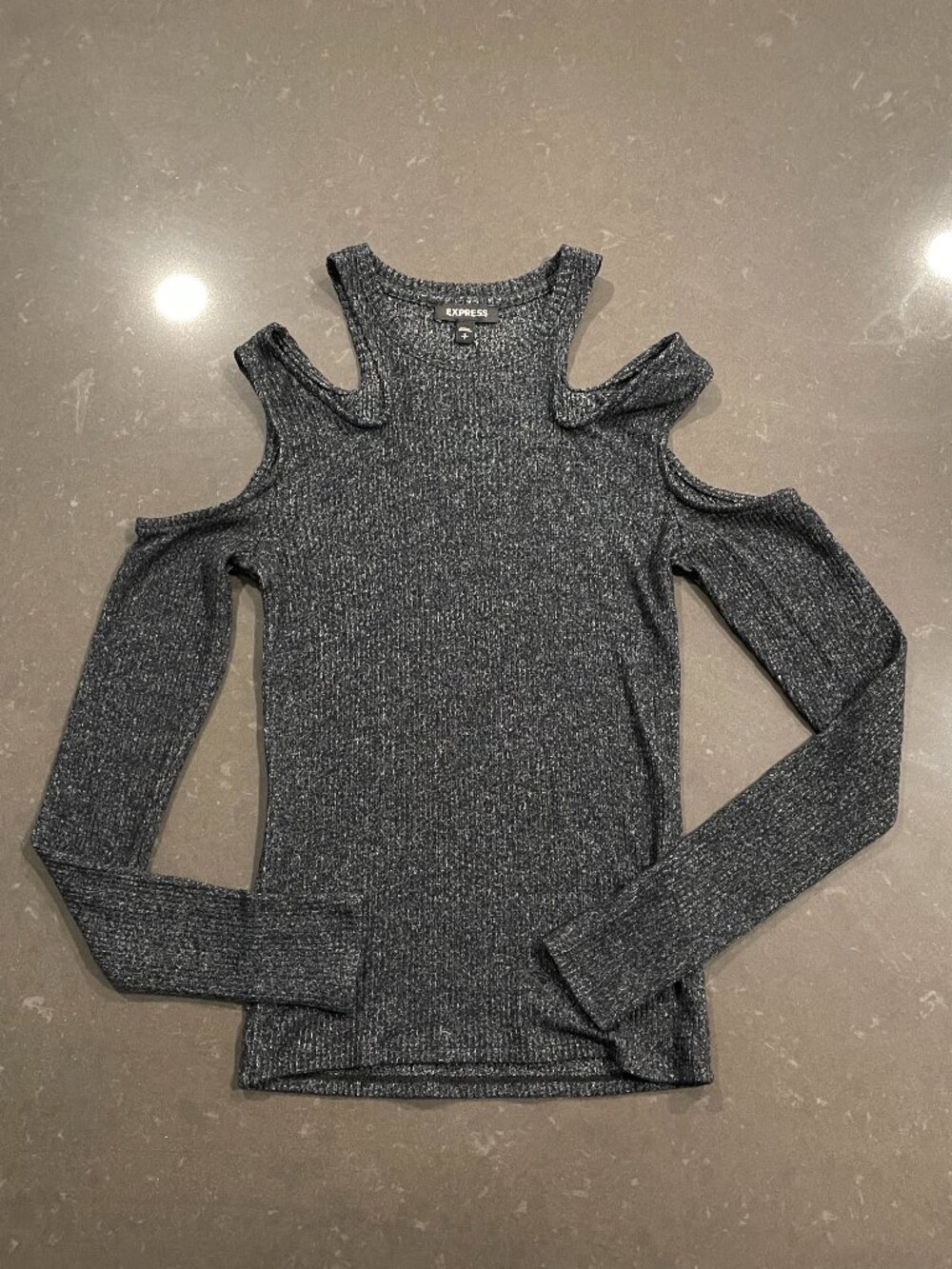 Express Cut Out Light Sweater Small NWT